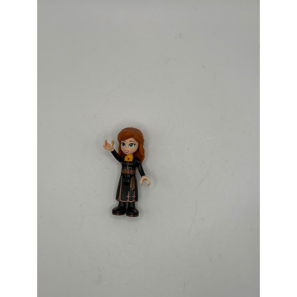 LEGO Disney Frozen 2 Anna Mini-Doll Figure Black Travel Outfit 43215